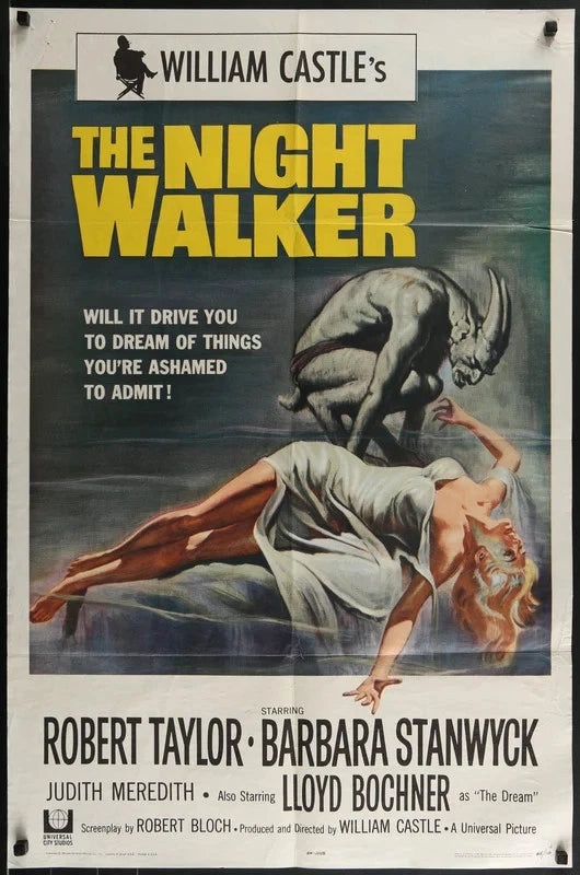 The Night Walker 1965 Original One Sheet Poster 27x41 Reynold Brown Horror