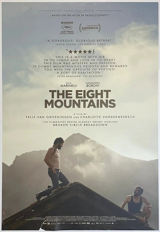 The Eight Mountains 2022 Original Movie Poster 27x40 SS Luca Marinelli