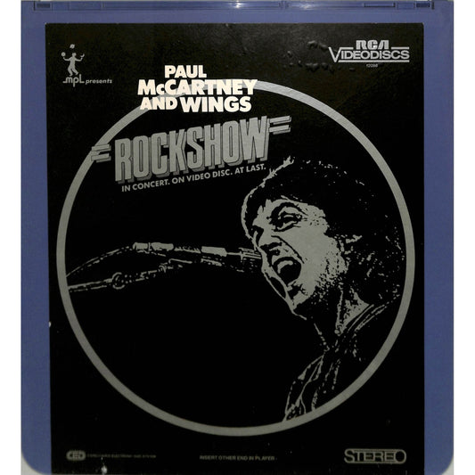 Rockshow (1980) Variant Cover Vintage CED Videodisc