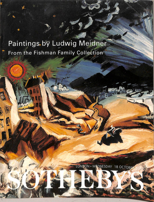 Sotheby's Paintings by Ludwig Meidner Fishmen Collection Auction Catalog October 18, 2000