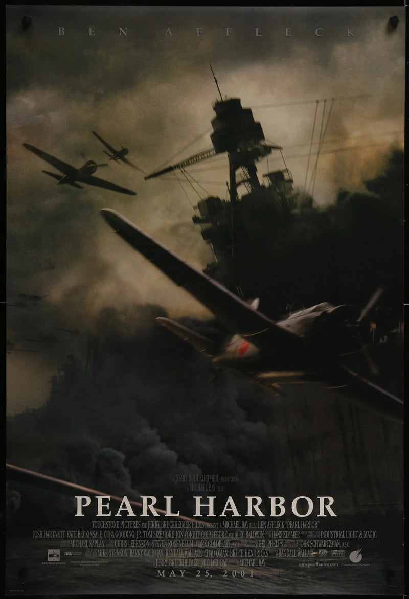 Pearl Harbor (2001) Original Movie Poster 27x40 DS Ben Affleck War