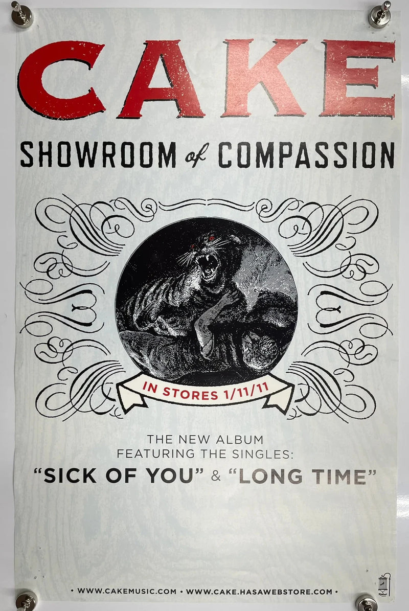 Cake Showroom of Compassion 2011 Double-Sided Promo Poster 11x17