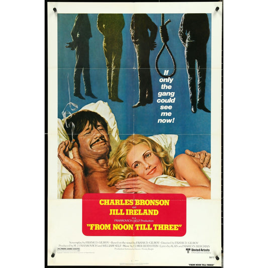 From Noon Till Three (1976) Original Movie Poster Folded One-Sheet 27x41 EM1A18