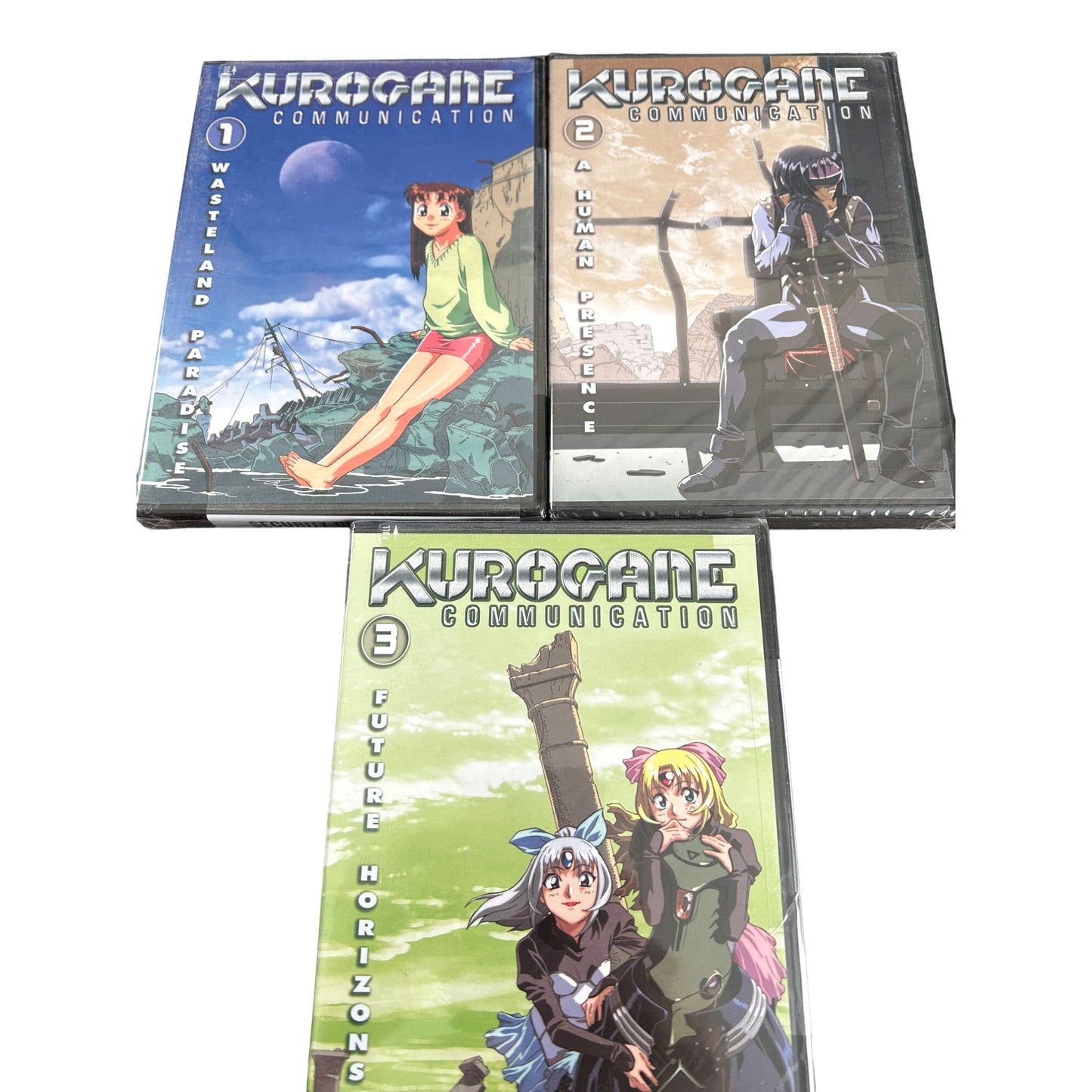 Kurogane Communication (1998) Complete DVD Series Volume 1-3 BRAND NEW SEALED