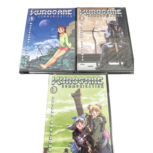 Kurogane Communication (1998) Complete DVD Series Volume 1-3 BRAND NEW SEALED