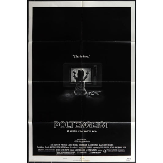 Poltergeist (1982) Original Movie Poster Folded 27x41 Spielberg EM4-168