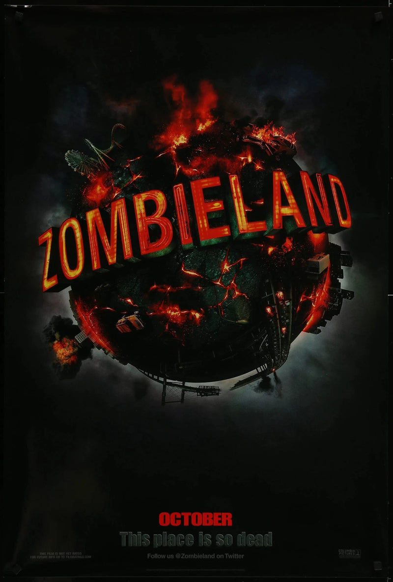 Zombieland (2009) Original Movie Poster SS 27x40 Horror Comedy