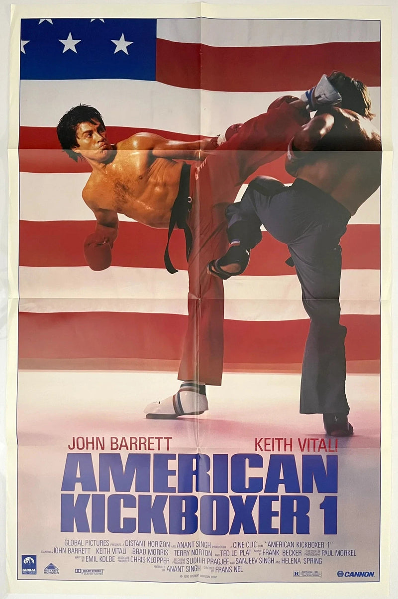American Kickboxer 1 1990 27x41 Folded USA One Sheet Movie Poster