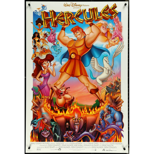Hercules (1997) Original Double-Sided Rolled Movie Poster Walt Disney 27x40