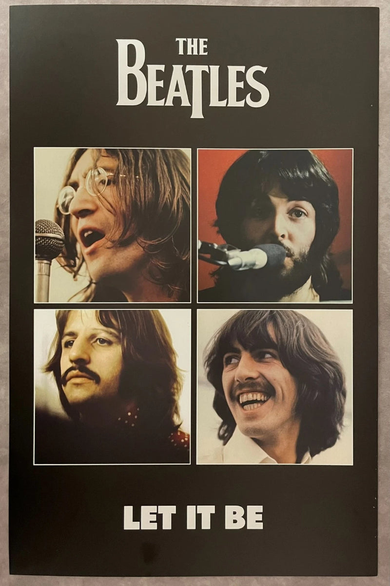 The Beatles Let It Be 1970 John Lennon McCartney Harrison Ringo Poster 11x17