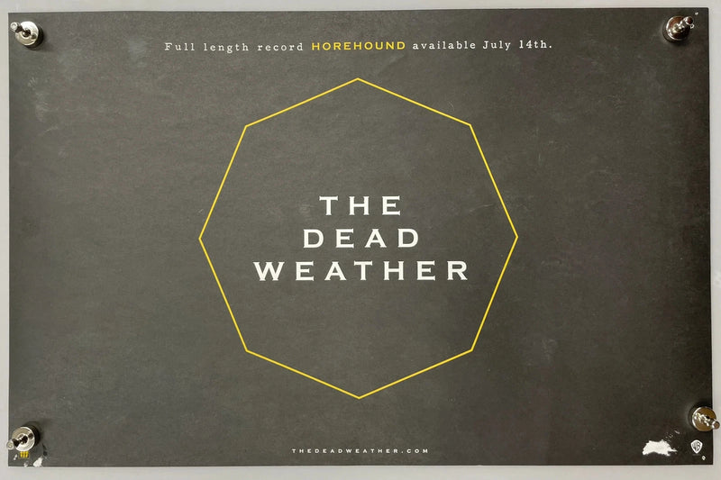 The Dead Weather Horehound 2009 17x11 2-Sided Promo Poster Jack White