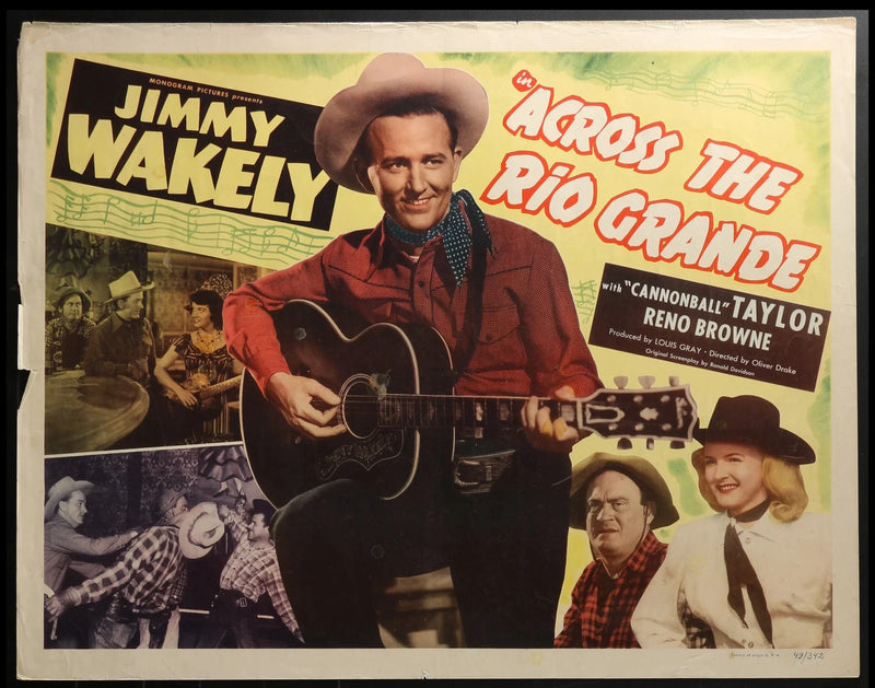 Across the Rio Grande (1949) Original Half-sheet Movie Poster Rolled 22x28
