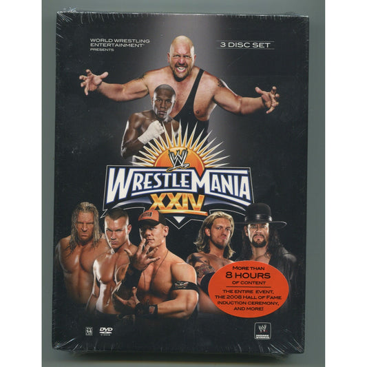 WWE Wrestlemania XXIV DVD BRAND NEW SEALED