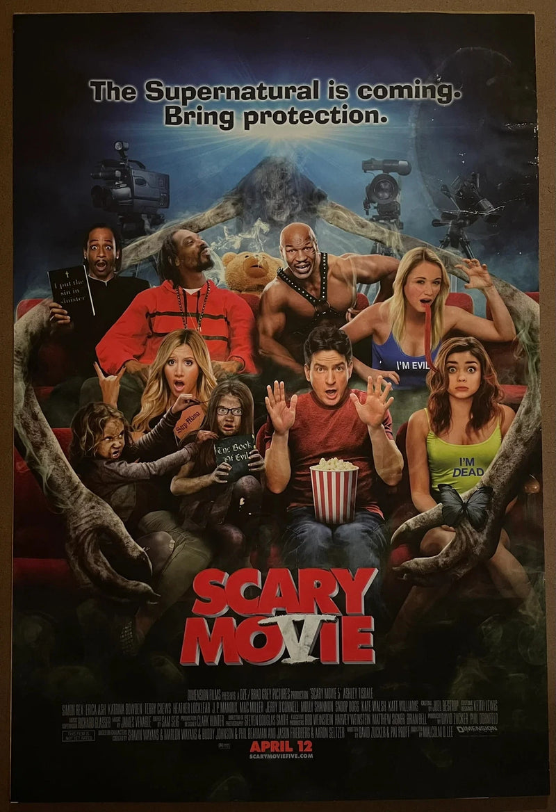 Scary Movie V 2013 USA One-Sheet Rolled Poster Charlie Sheen Snoop Dogg DS