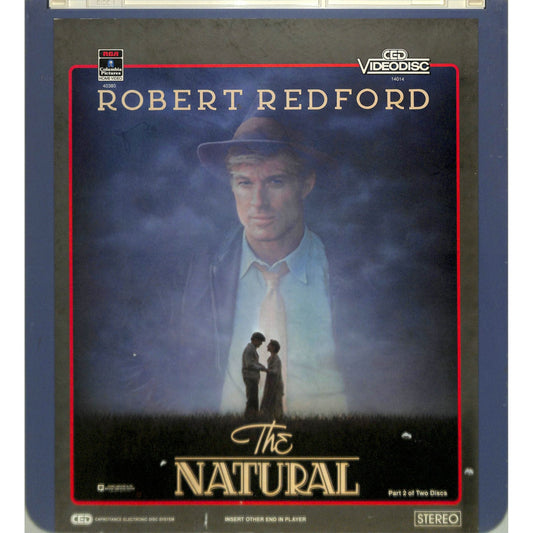 The Natural (1984) Vintage CED Double Videodisc TESTED WORKING