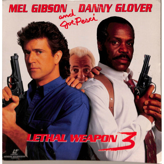 Lethal Weapon 3 (1992) Laserdisc