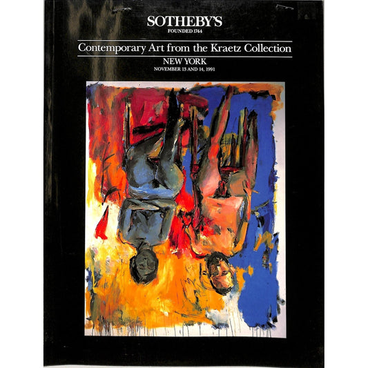 Sotheby's Contemporary Art Kraetz Collection Auction Catalog November 13-14,1991