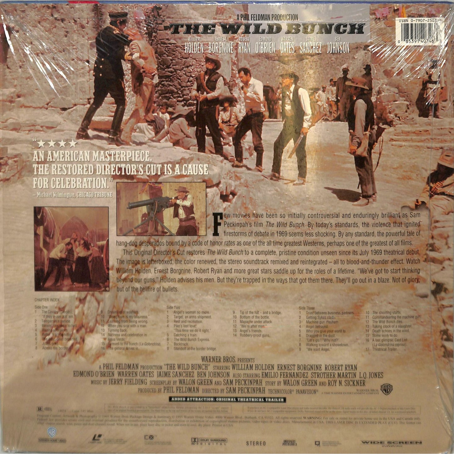 The Wild Bunch (1969) Laserdisc
