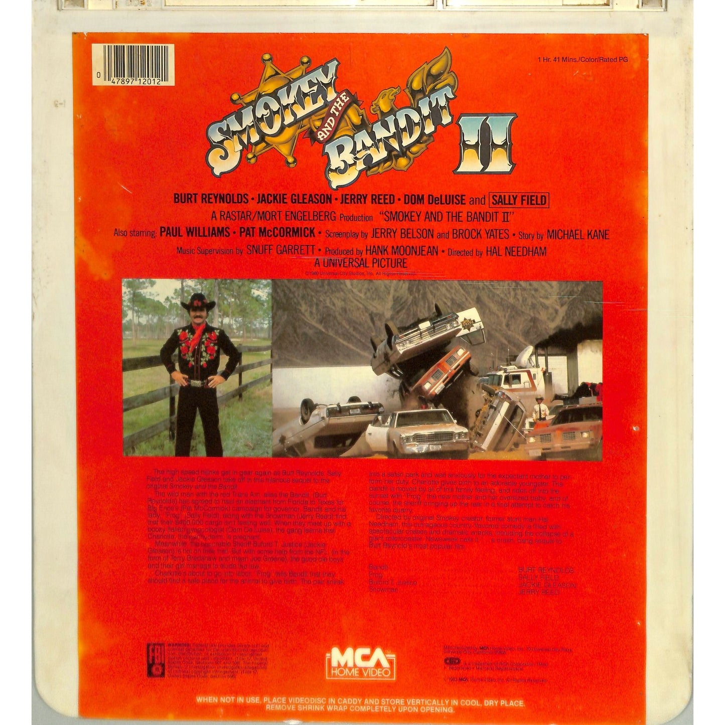 Smokey and the Bandit II (1980) Vintage CED Videodisc