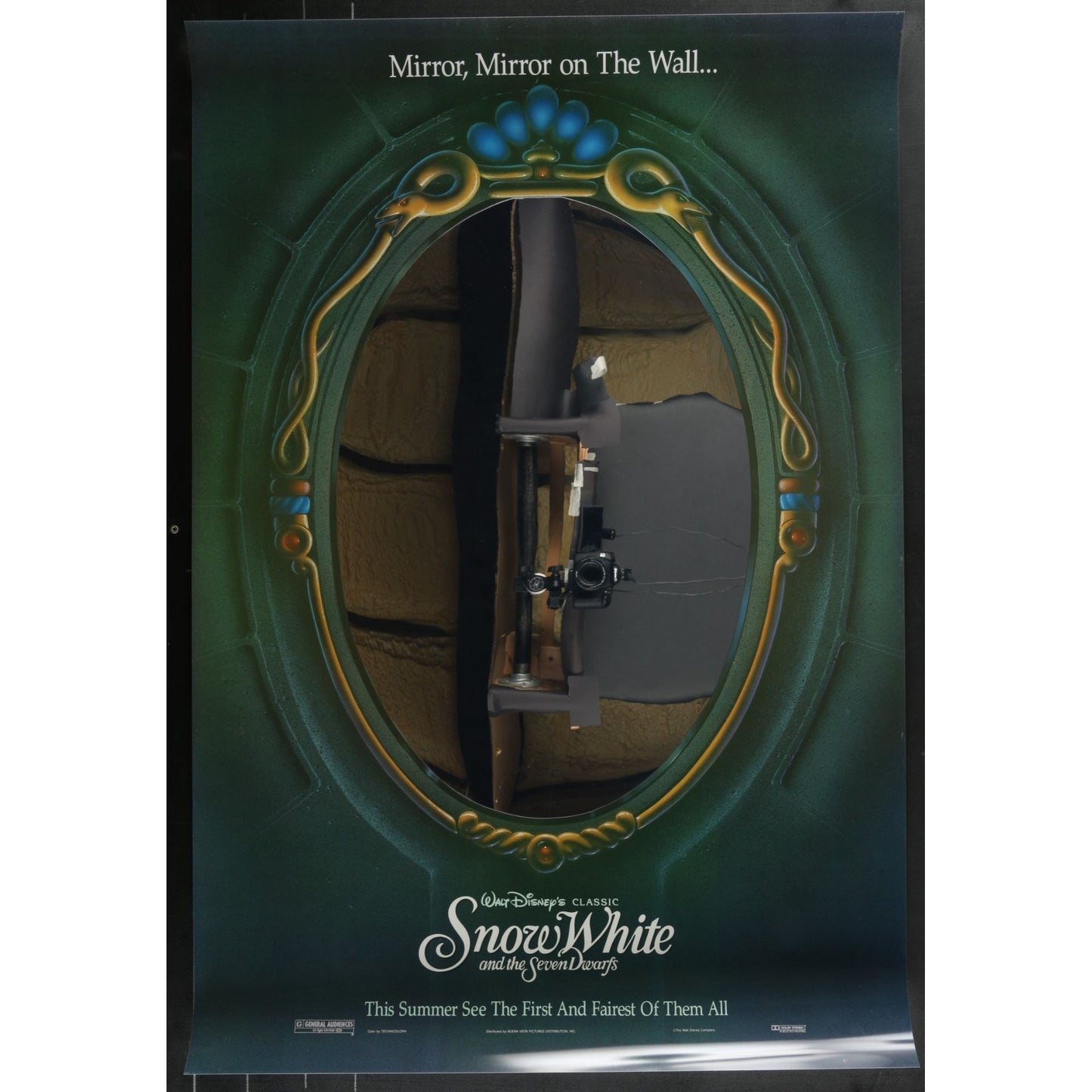 Snow White and The Seven Dwarfs (1993) Original Magic Mirror Poster Rolled 27x40