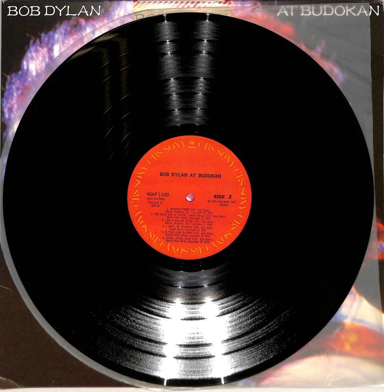Bob Dylan At Budokan Japan 40AP 1100-1 2LP OBI Poster Booklet EX