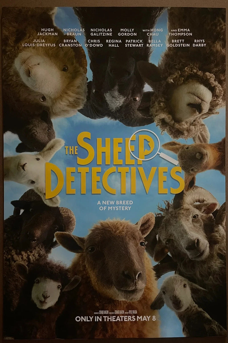 The Sheep Detectives 2026 Hugh Jackman USA One-Sheet Rolled DS Poster