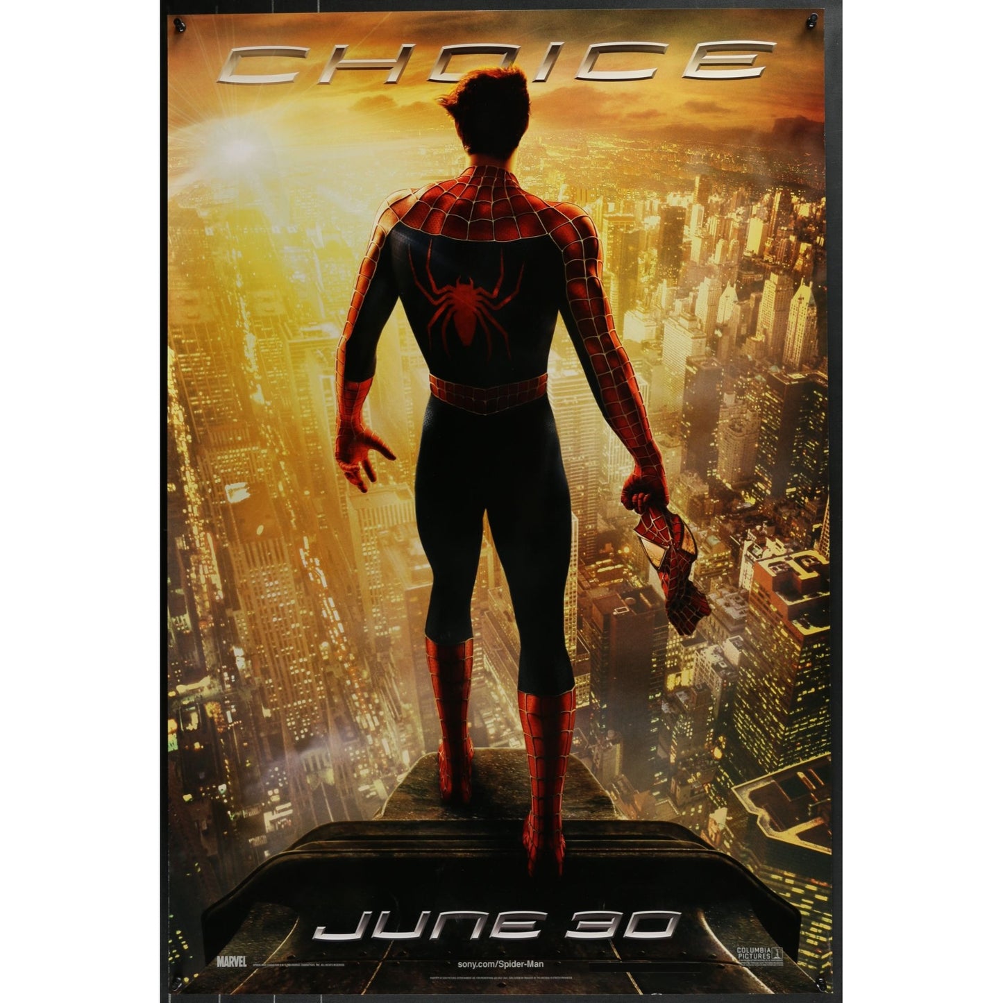 Spider-Man 2 (2004) Original Double-sided Movie Poster Rolled 27x40