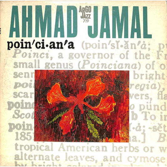 Ahmad Jamal - Poinciana (1963) Vinyl Record Argo 719