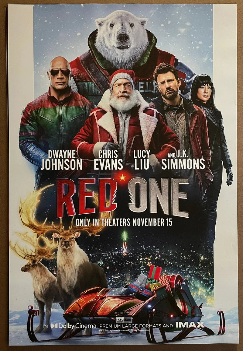 Red One 2024 Christmas Action Comedy 27x40 DS Movie Poster