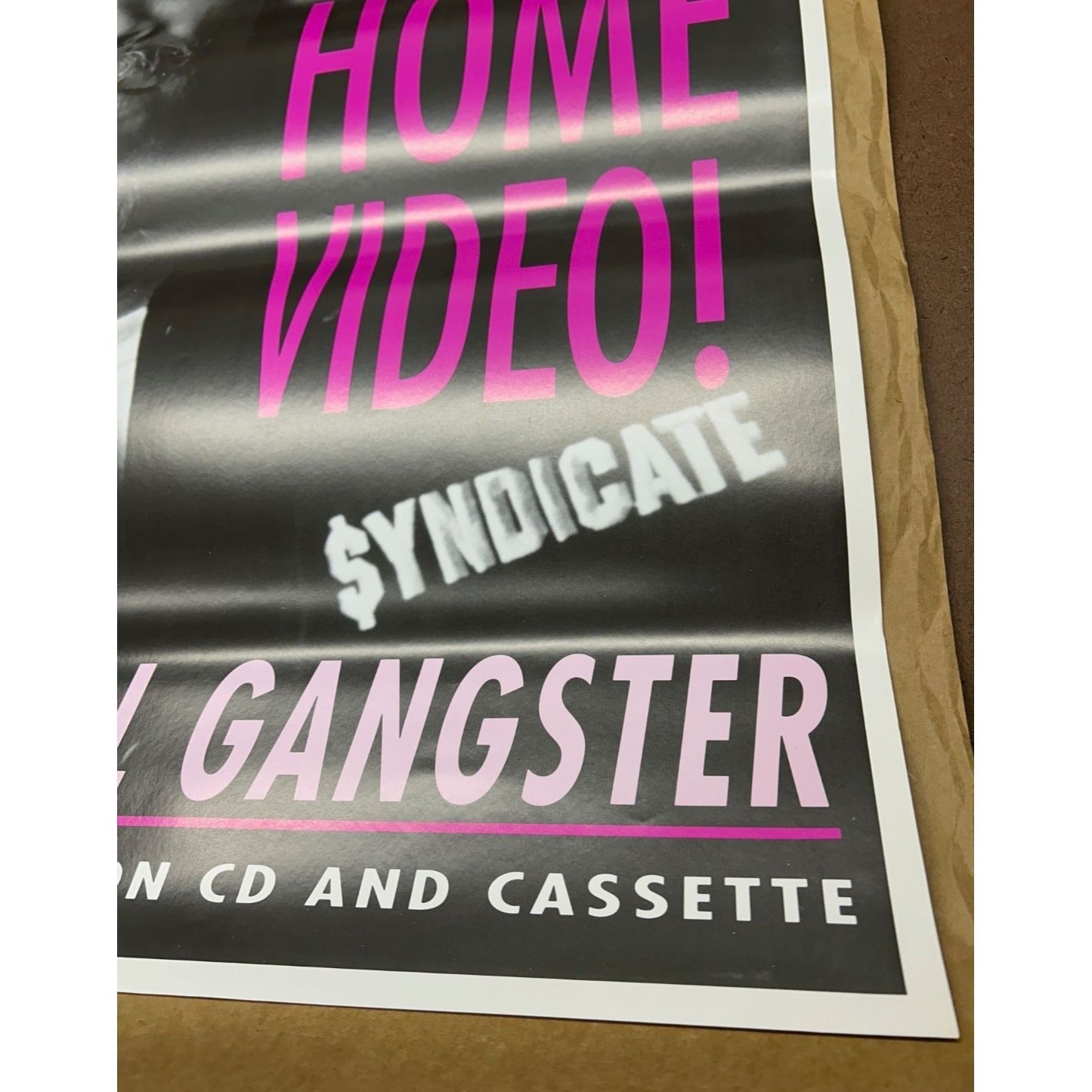 Ice-T OG Original Gangster Authentic 1991 Hype Poster CD Cassette Video Release