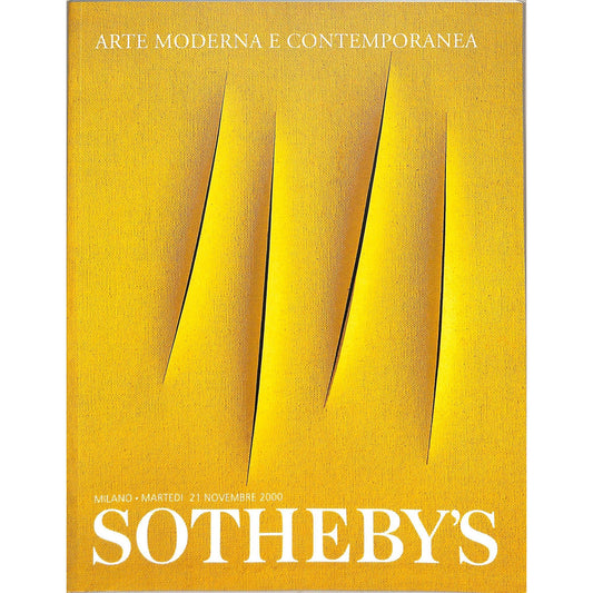 Sotheby's Arte Moderna E Contemporanea Auction Catalog November 21, 2000