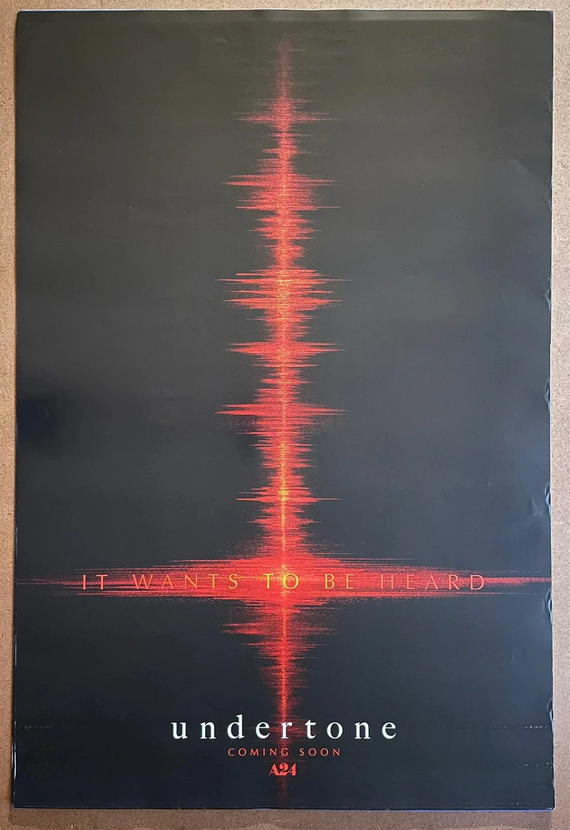 Undertone 2024 US One Sheet 27x40 DS Poster A24 Horror Teaser