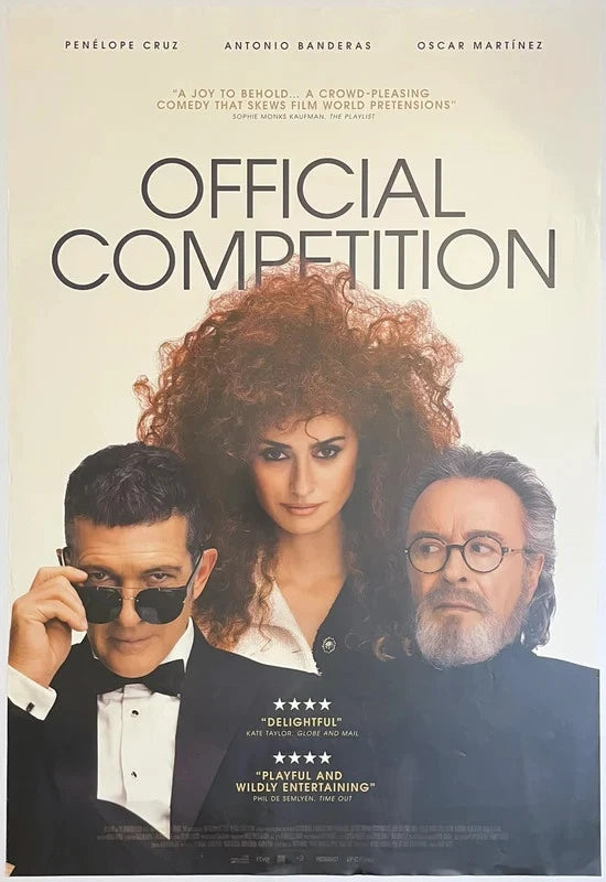 Official Competition 2021 Original Movie Poster 27x40 SS Penelope Cruz Banderas