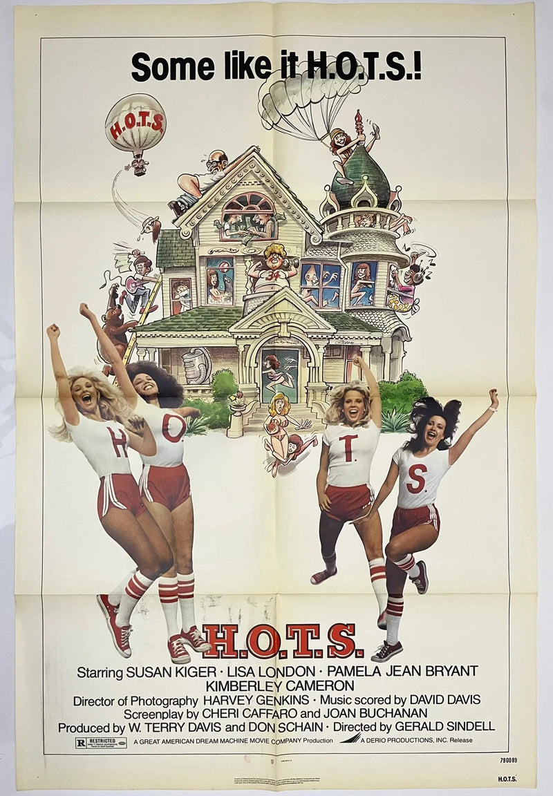 H.O.T.S. 1979 27x41 Folded USA One Sheet Movie Poster Susan Kiger Comedy Cult