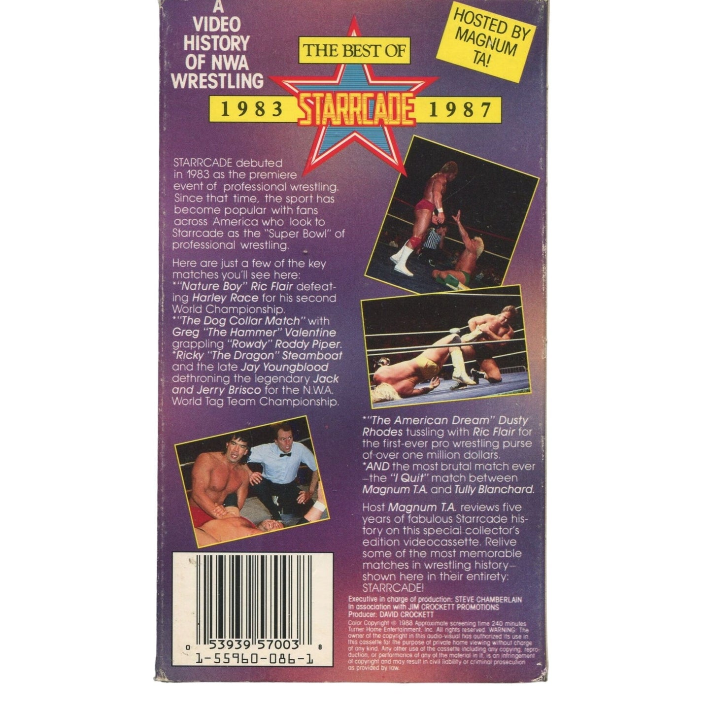 The Best of Starrcade 1983 - 1987 (1988) Wresting VHS Tape