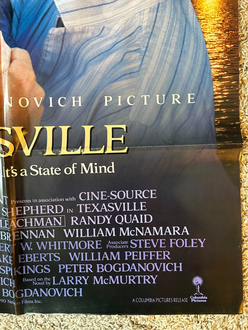 Texasville (1990) Original Movie Poster One-Sheet Folded 27x40 Jeff Bridges BP70