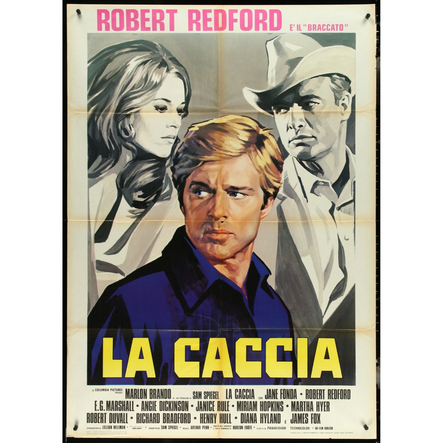 Amazing Collection of 23 Large folded Italian Movie Posters 1960s-1970s 39.5x55"