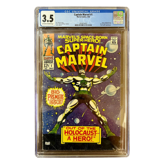 Captain Marvel #1 CGC Graded 3.5