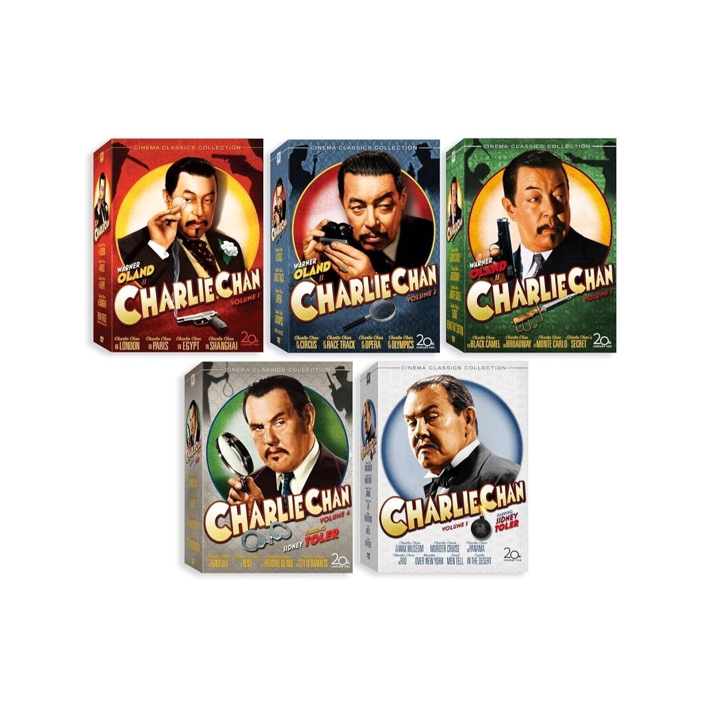 Charlie Chan Collection, Vol. 1 - 5 DVD Set