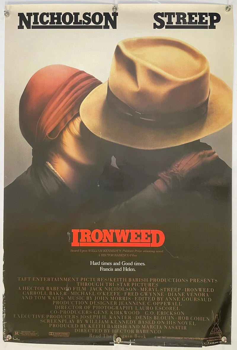 Ironweed (1987) Original Movie Poster 27x40