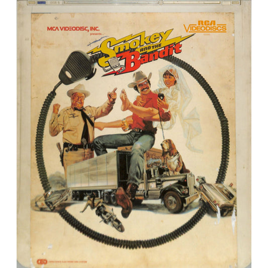 Smokey and the Bandit (1977) Vintage CED Videodisc TESTED WORKING