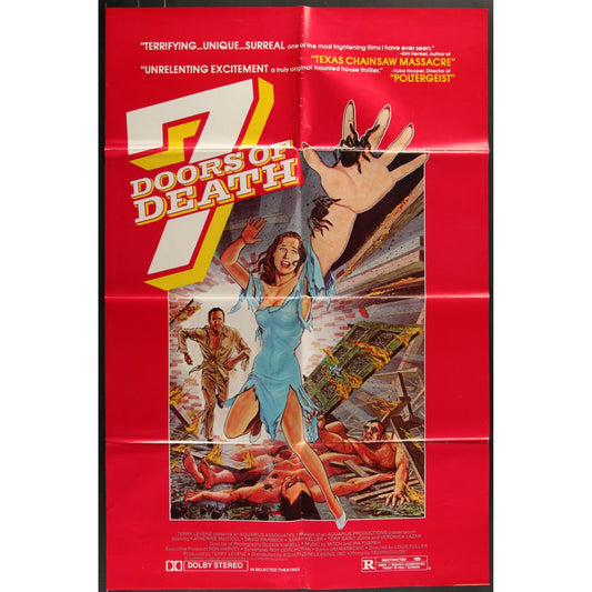 The Beyond (1981) Original Movie Poster Folded 27x41