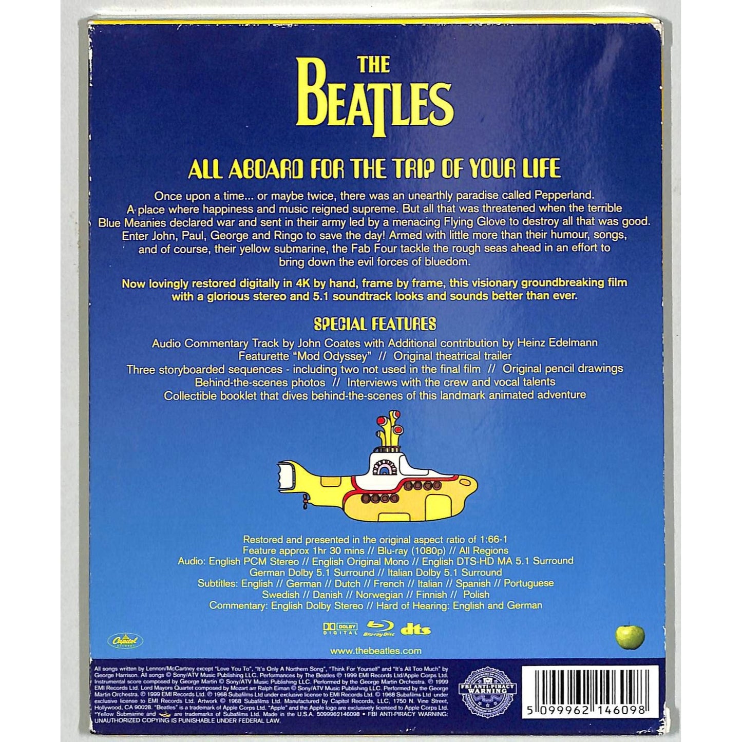 The Beatles - Yellow Submarine [Blu-ray]