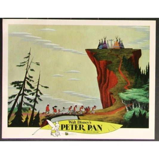 Peter Pan (1953 Re-release) Original Lobby Card Movie Poster 11x14