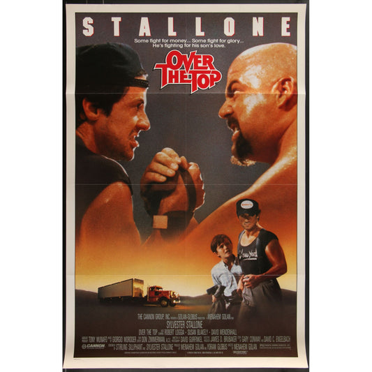Over the Top (1987) Original Movie Poster Folded 27x41