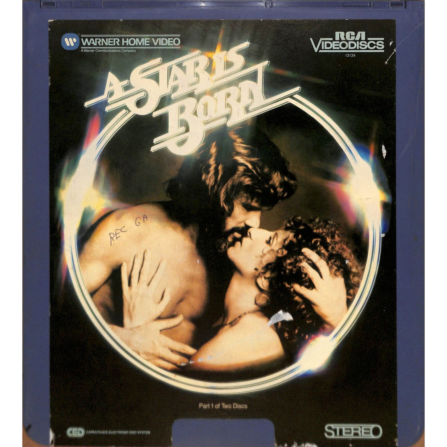 A Star is Born (1976) Vintage CED Videodisc TESTED WORKING