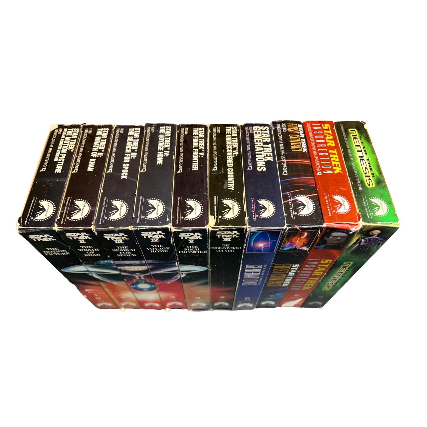 Star Trek - Complete VHS Movie Set 1979-2002 Kirk & Picard