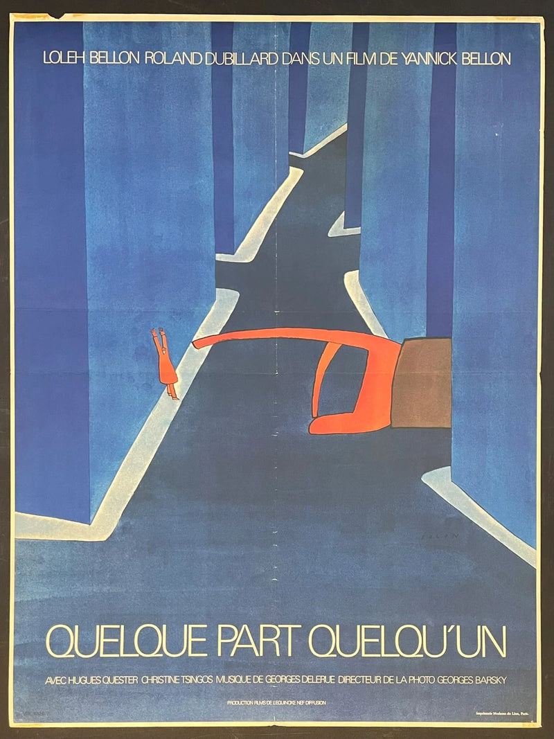 Quelque Part Quelqu’un (1972) Original French Film Poster 23x32