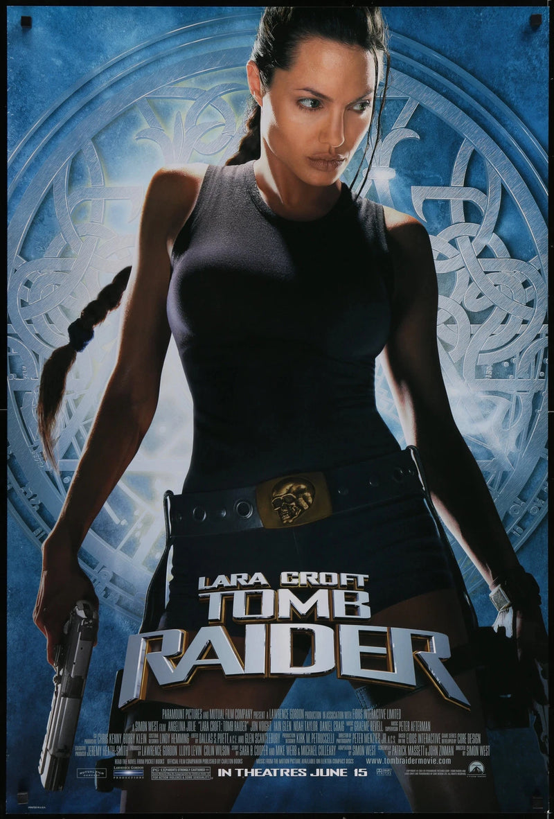 Lara Croft: Tomb Raider 2001 Original DS USA One-Sheet Movie Poster Jolie
