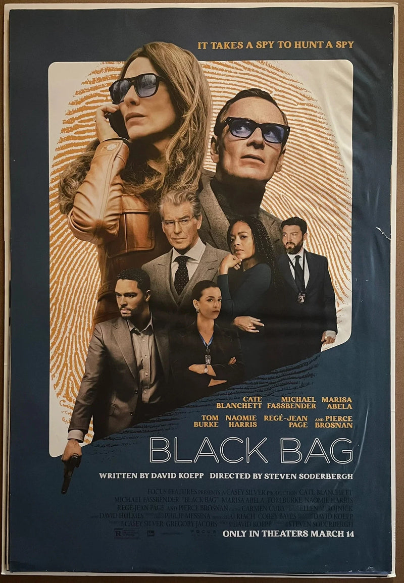 Black Bag 2024 US One Sheet 27x40 DS Poster Cate Blanchett Fassbender